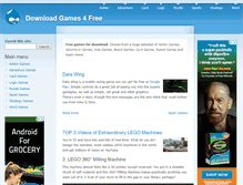 Tablet Screenshot of download-games-4-free.com